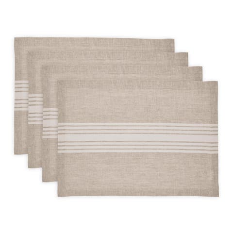 Linen Placemats - Farmhouse, 14" x 19" Inch