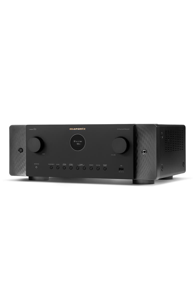Cinema 60 7.2 Channel 8K Home Theater Receiver with Dolby Atmos, DTSX, and HEOS Built-In, Alternate, color, Black