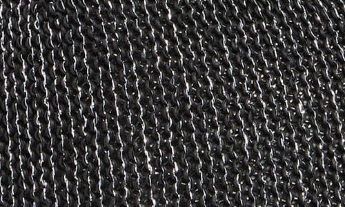 Vince Camuto Metallic Paper Packable Baseball Cap In Black