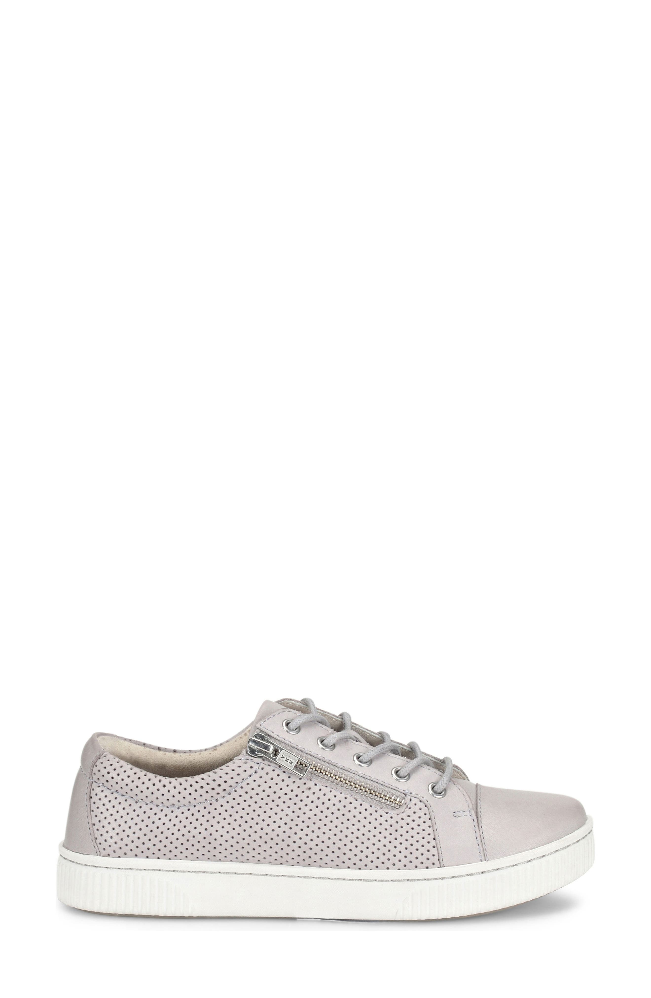 Tamara Perforated Sneaker, Alternate, color, LIGHT GREY LEATHER