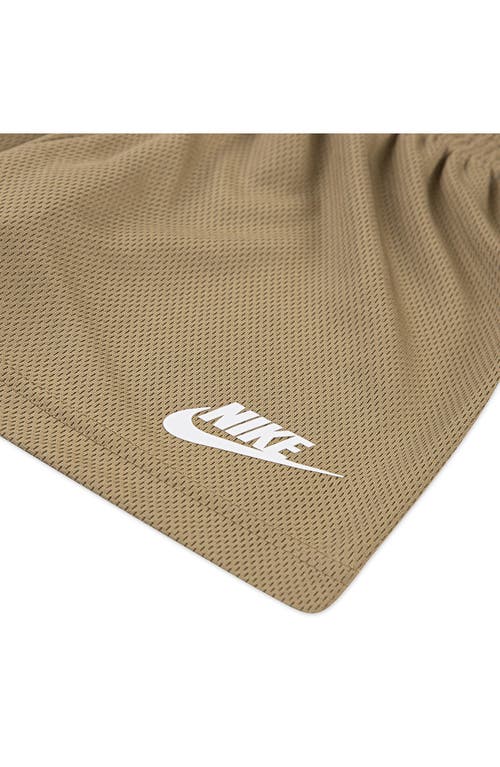 Nike Kids' Futura Graphic Tee & Shorts In Parachute Beige
