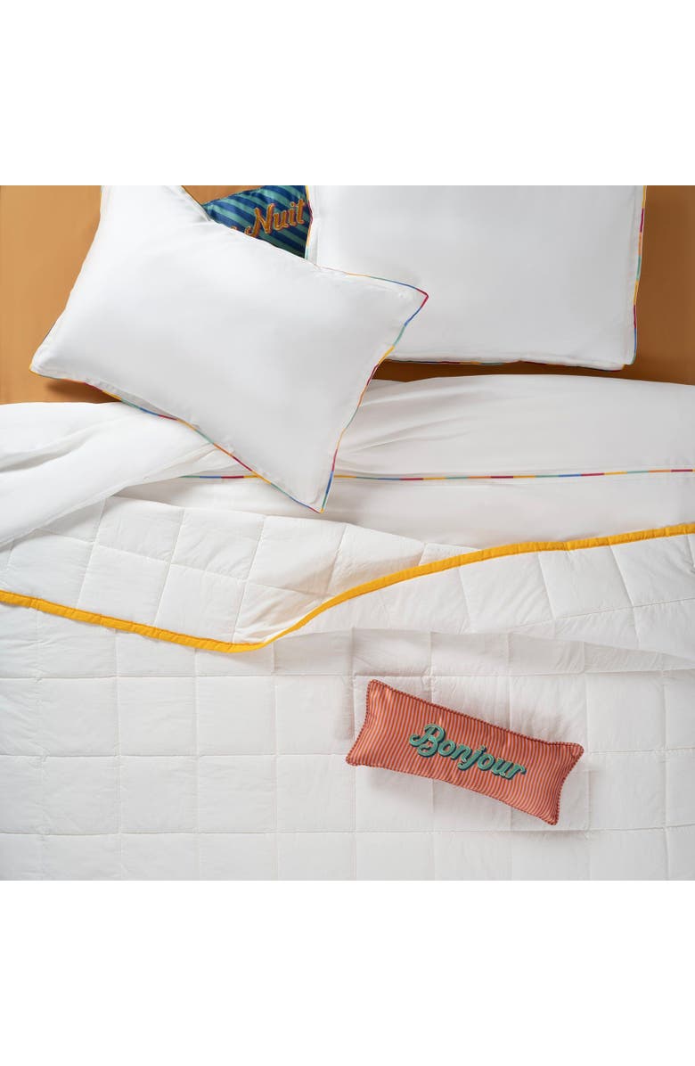 Zsa Zsa Zsu Faro Quilted King Size 100% Cotton Bedspread 94X87 In, Alternate, color, Ivory