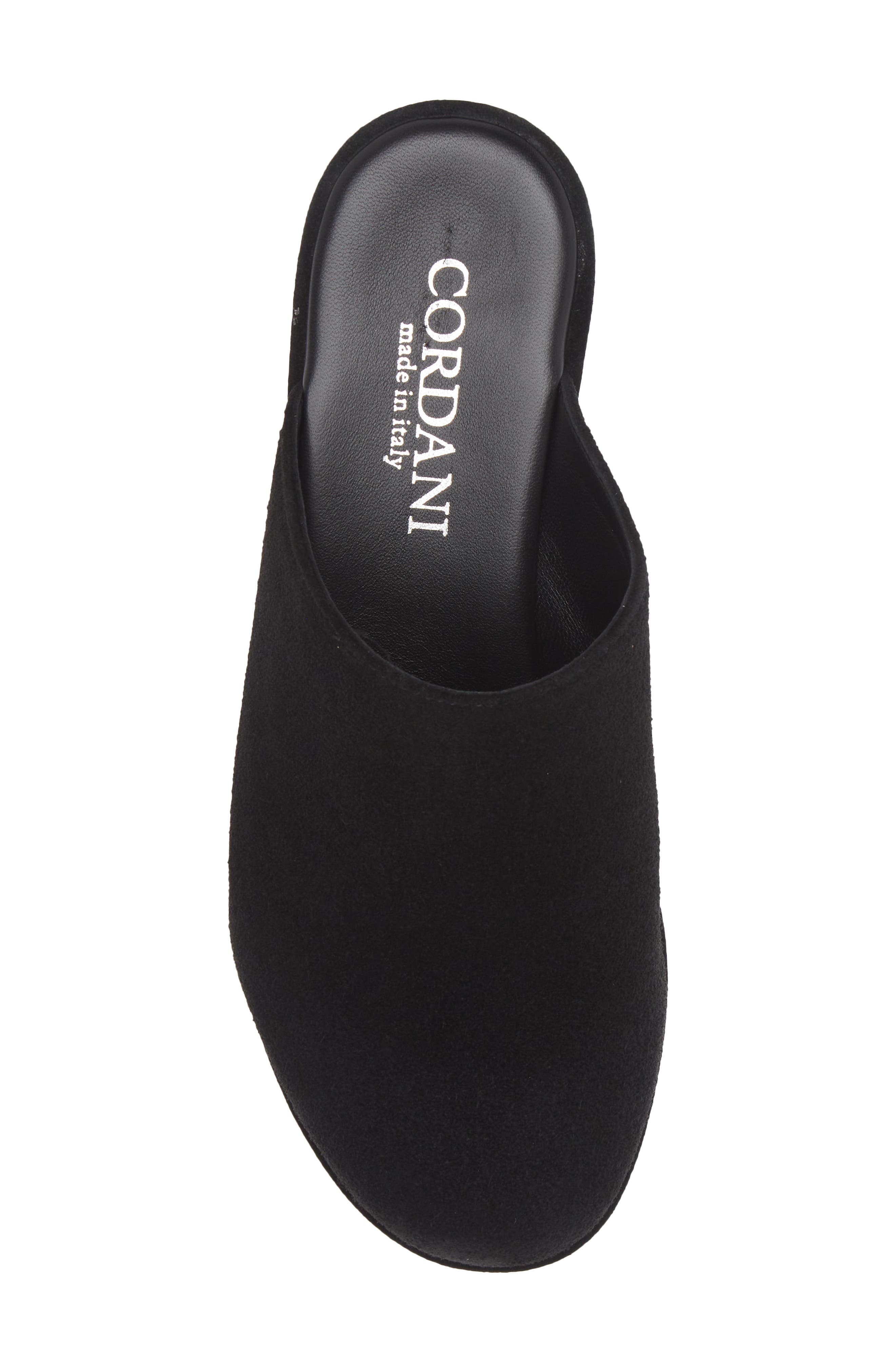 Cordani Jules Platform Mule, Alternate, color, Black Suede