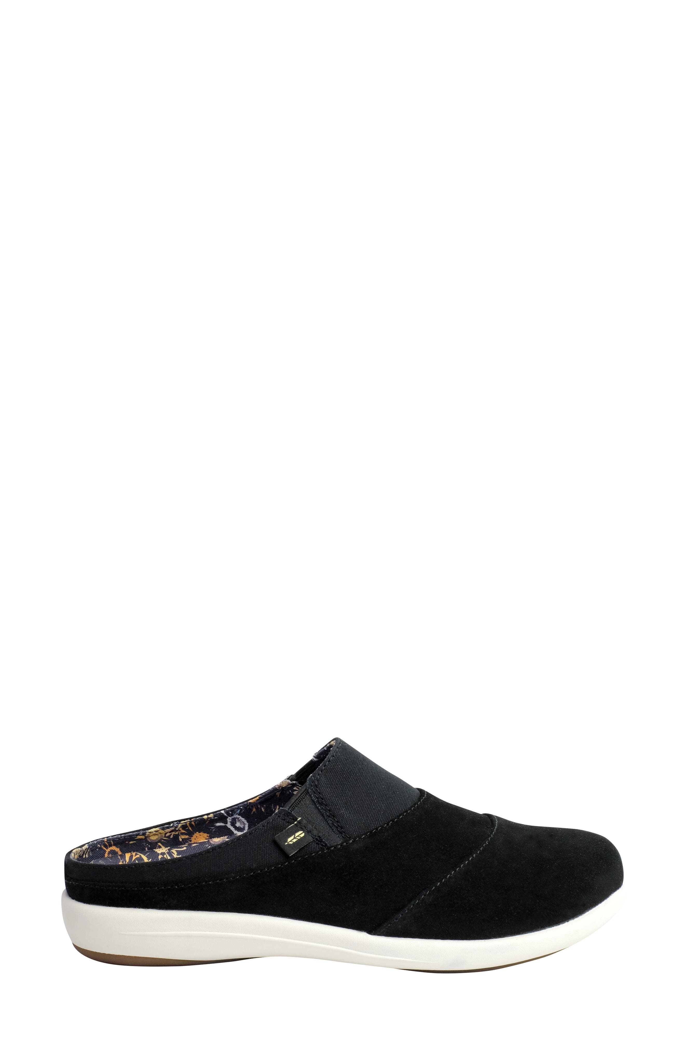 Siesta Nuevo Orthotic Sneaker Clog, Alternate, color, BLACK