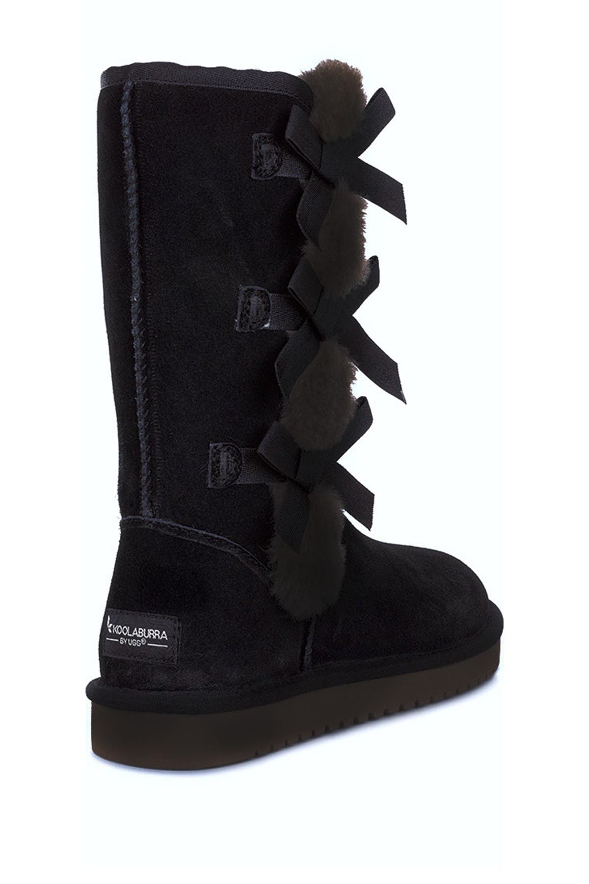 Koolaburra by UGG Victoria Tall Genuine Dyed Shearling Trim & Faux Fur Boot, Alternate, color, BBBLC