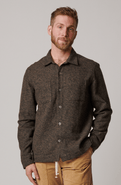 LEISURE LAB Cotton Tweed Button Up