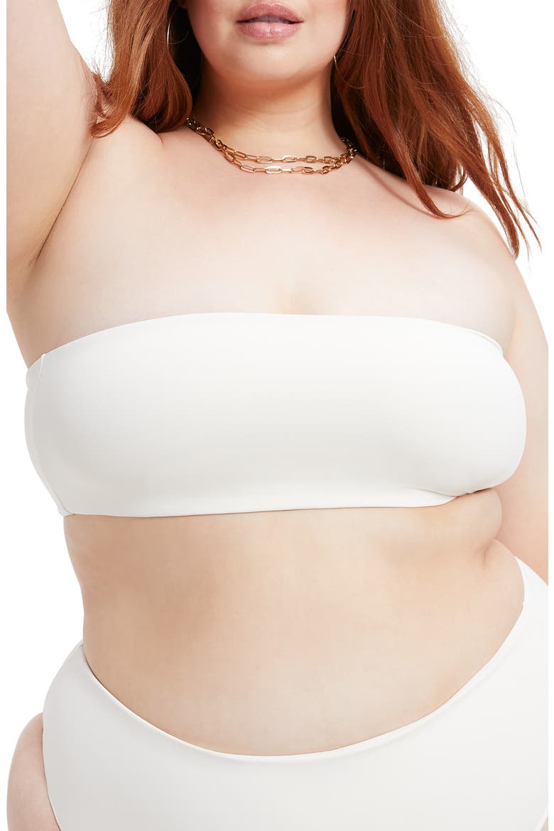 Better Band Strapless Reversible Swim Top, Alternate, color, IVORY001
