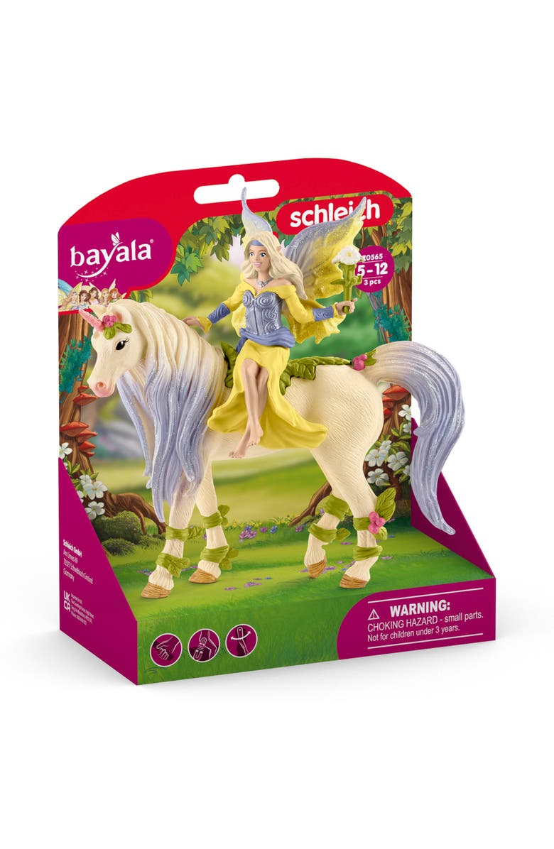 Schleich Bayala Fairy Sera With Blossom Unicorn 3 Piece Set, Alternate, color, Multicolored