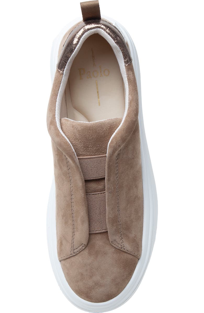 Linea Paolo Golde Platform Sneaker, Alternate, color, Taupe