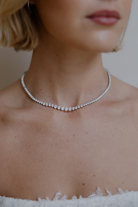 High Society Tennis Necklace