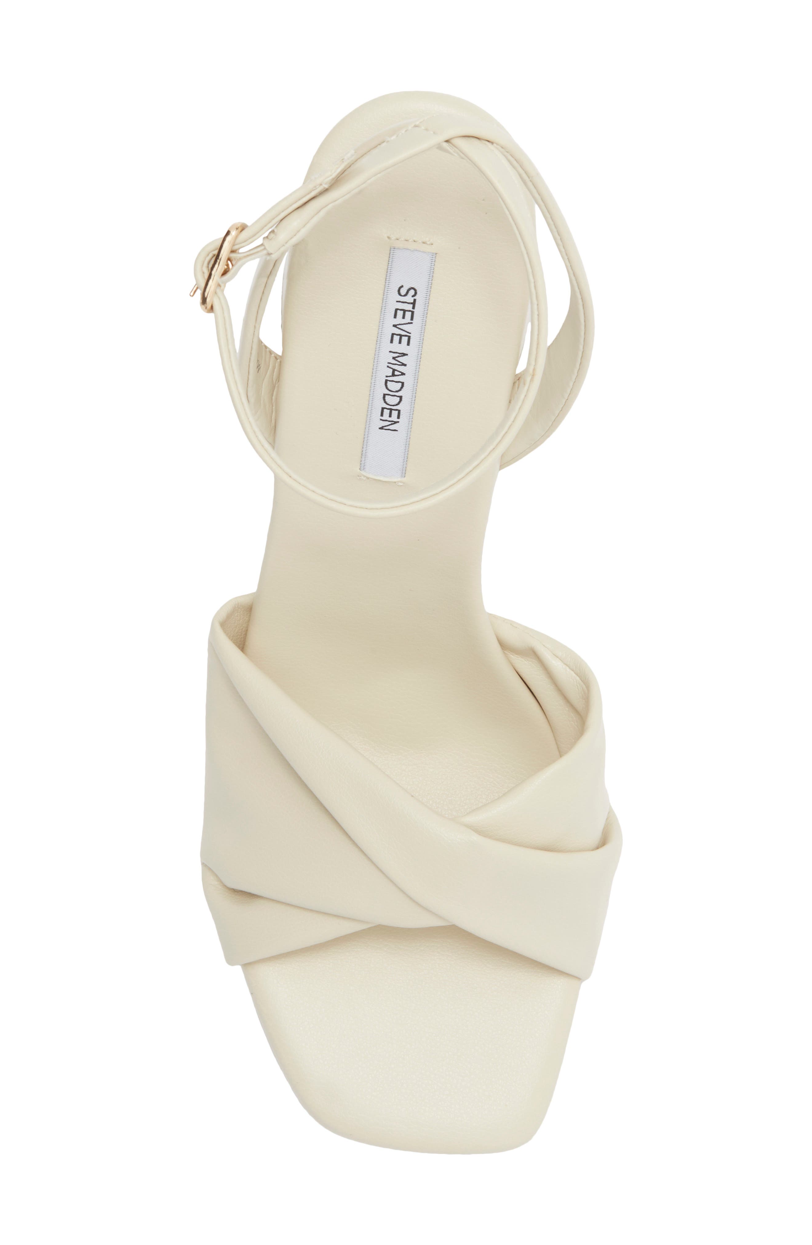 Mandy Ankle Strap Sandal, Alternate, color, BONE