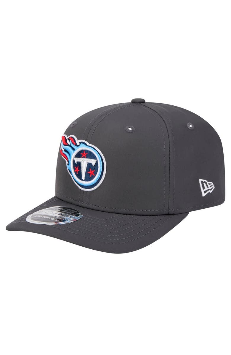 New Era Men's New Era  Graphite Tennessee Titans Main 9SEVENTY Stretch-Snap Hat, Main, color, 