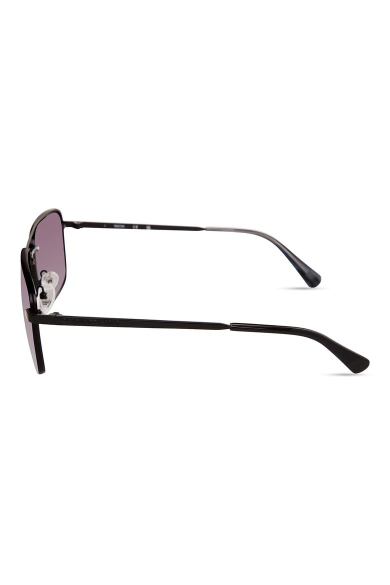 61mm Navigator Sunglasses, Alternate, color, SHINY BLACK / GRADIENT