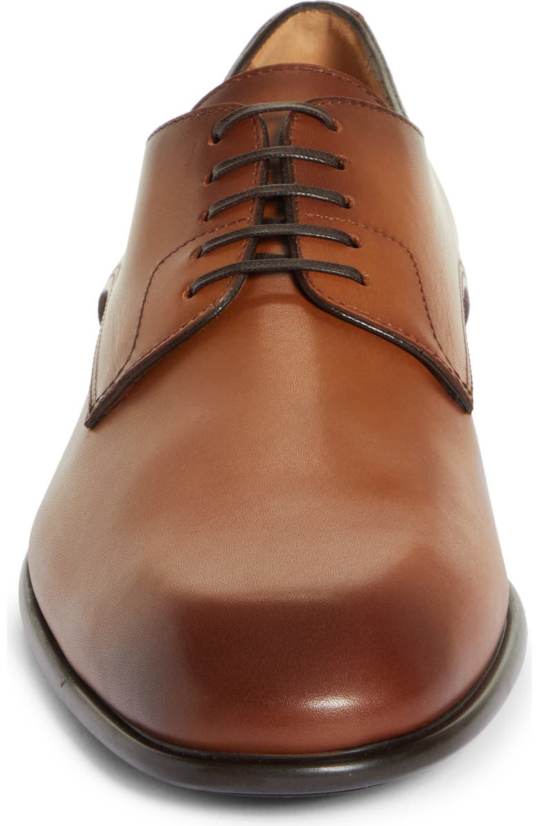 FERRAGAMO Plain Toe Derby, Alternate, color, New Vicuna