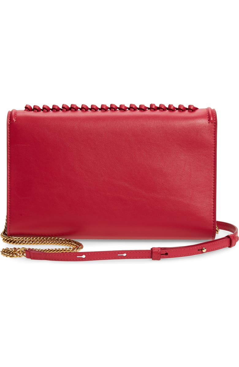 McQueen Alexander McQueen Small The Story Knotted Leather Crossbody Bag, Alternate, color,