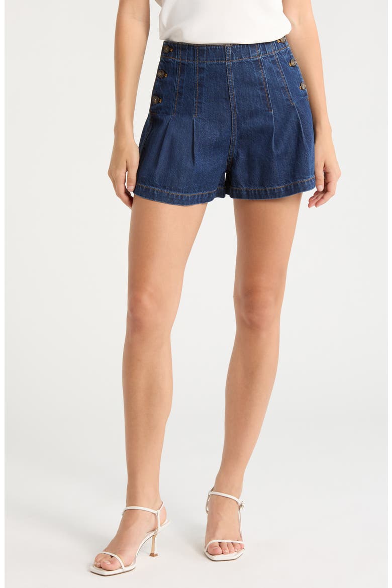 Chleo Denim Shorts, Main, color, SPLENDOR