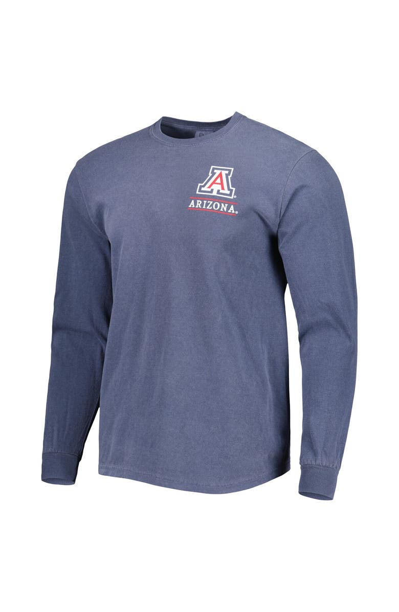 IMAGE ONE Men's Navy Arizona Wildcats Circle Campus Scene Long Sleeve T-Shirt, Alternate, color, Navy