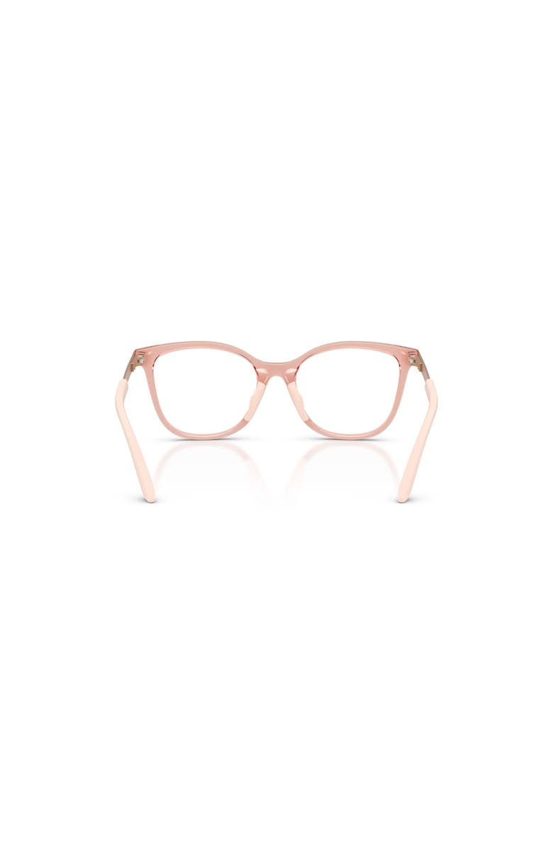 Emporio Armani 46mm Butterfly optical glasses, Alternate, color, Pink