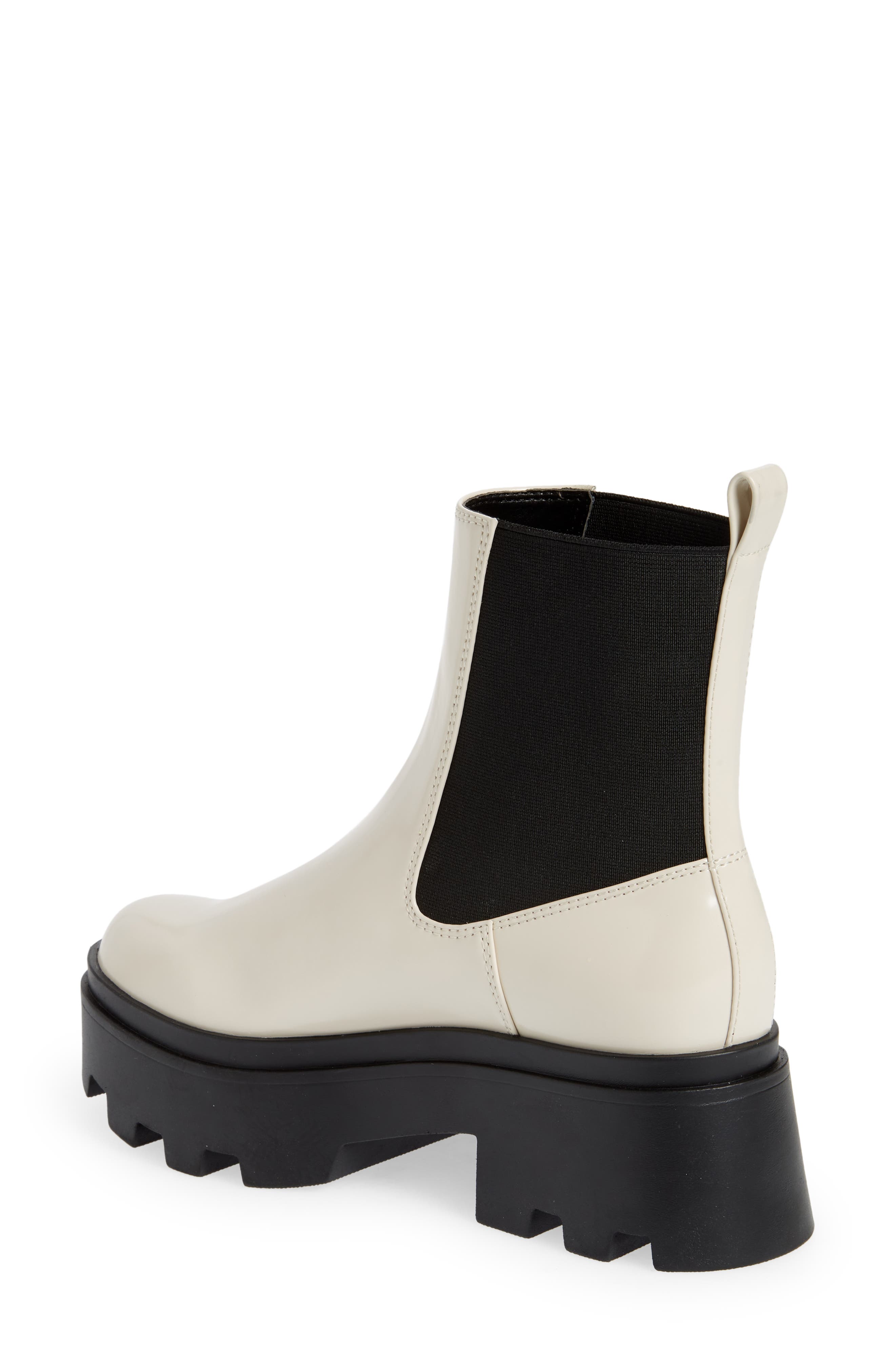 Iris Lug Chelsea Boot, Alternate, color, IVORY