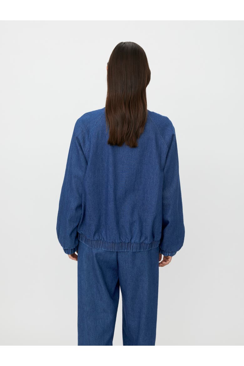 MaJossana Bomber Jacket, Alternate, color, Dark Denim