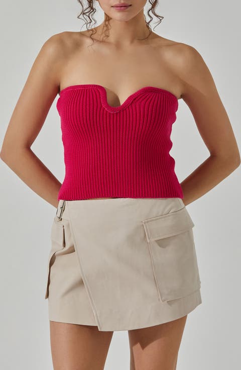 Kailess Strapless Sweater
