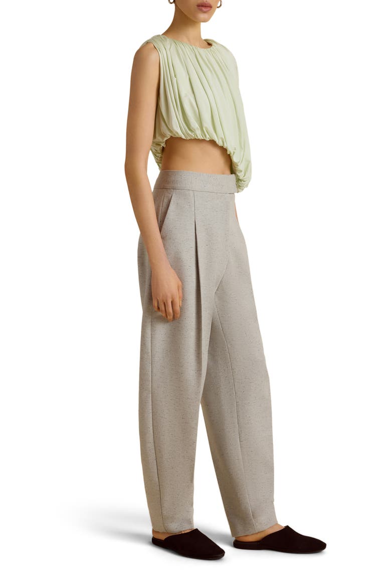 Gathered Draped Top, Main, color, Hemlock