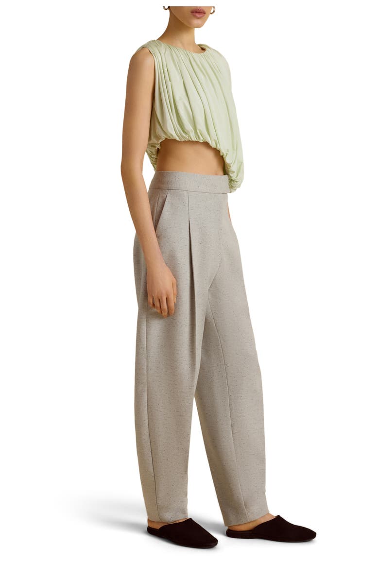 Marina Moscone Gathered Draped Top, Main, color, Hemlock