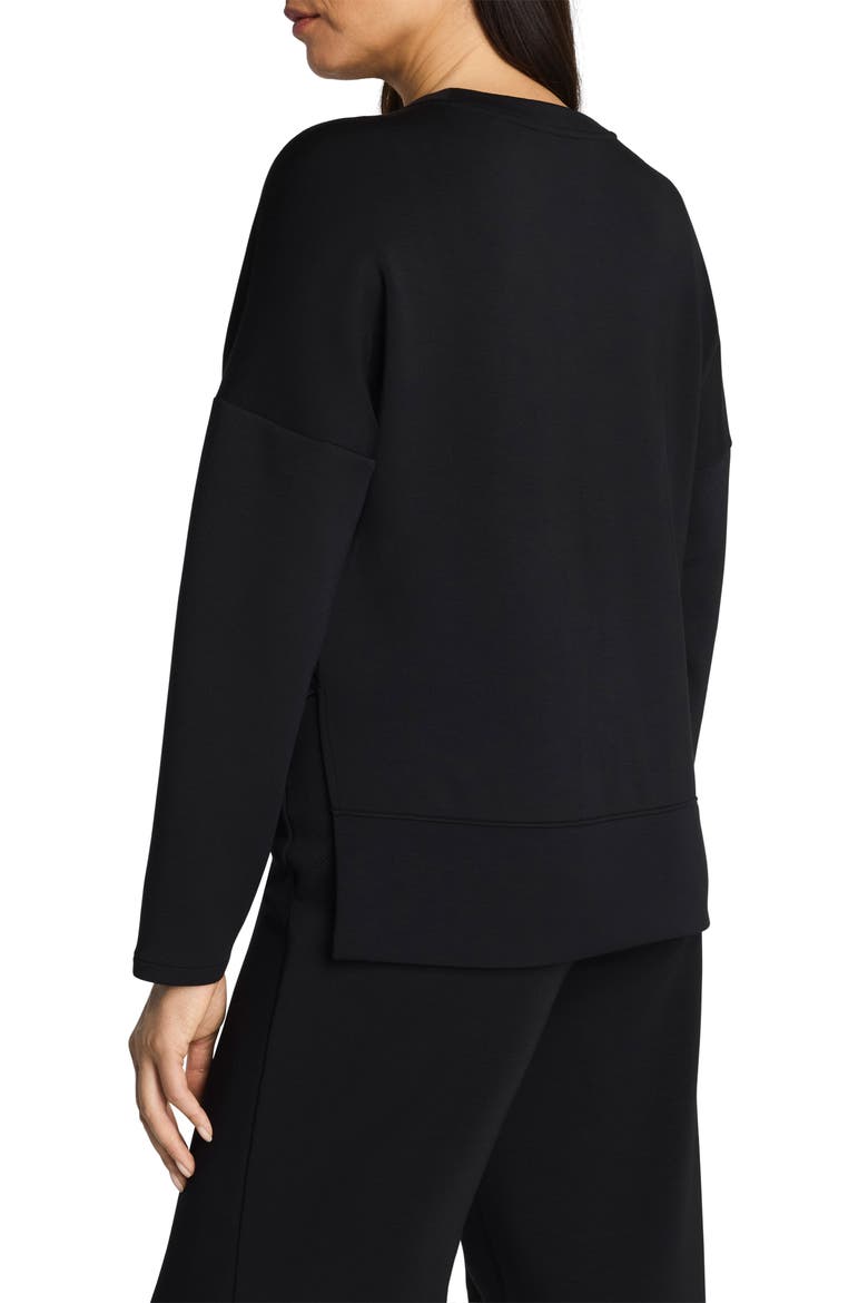 Air Essentials Tunic Sweatshirt, Alternate, color, VERY BLACK