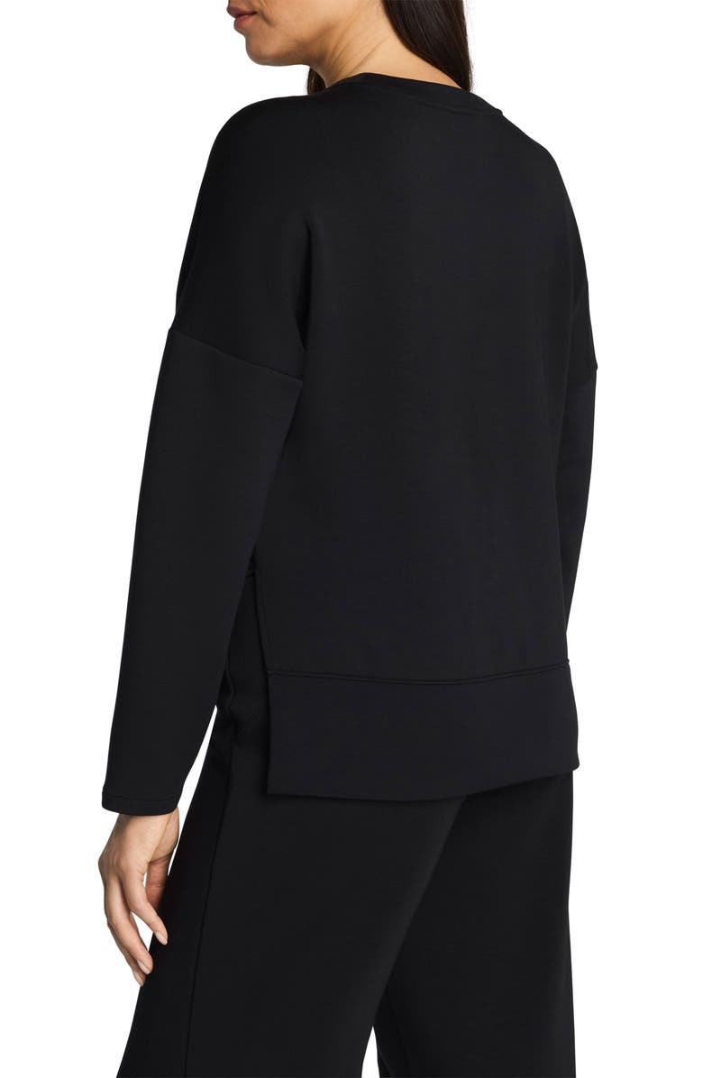 SPANX<sup>®</sup> Air Essentials Tunic Sweatshirt, Alternate, color, Very Black
