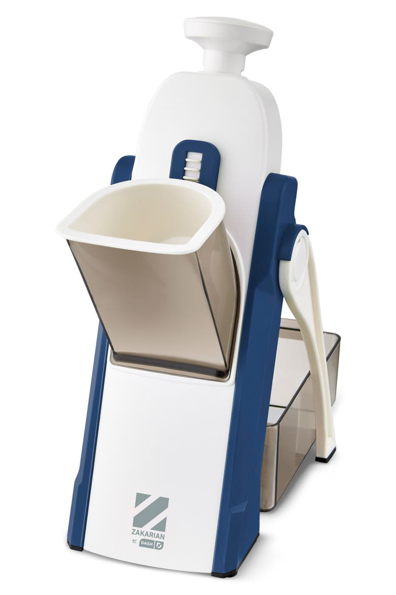 Zakarian by Dash Safe Slice Mandoline, Main, color, ZAKARIAN BLUE