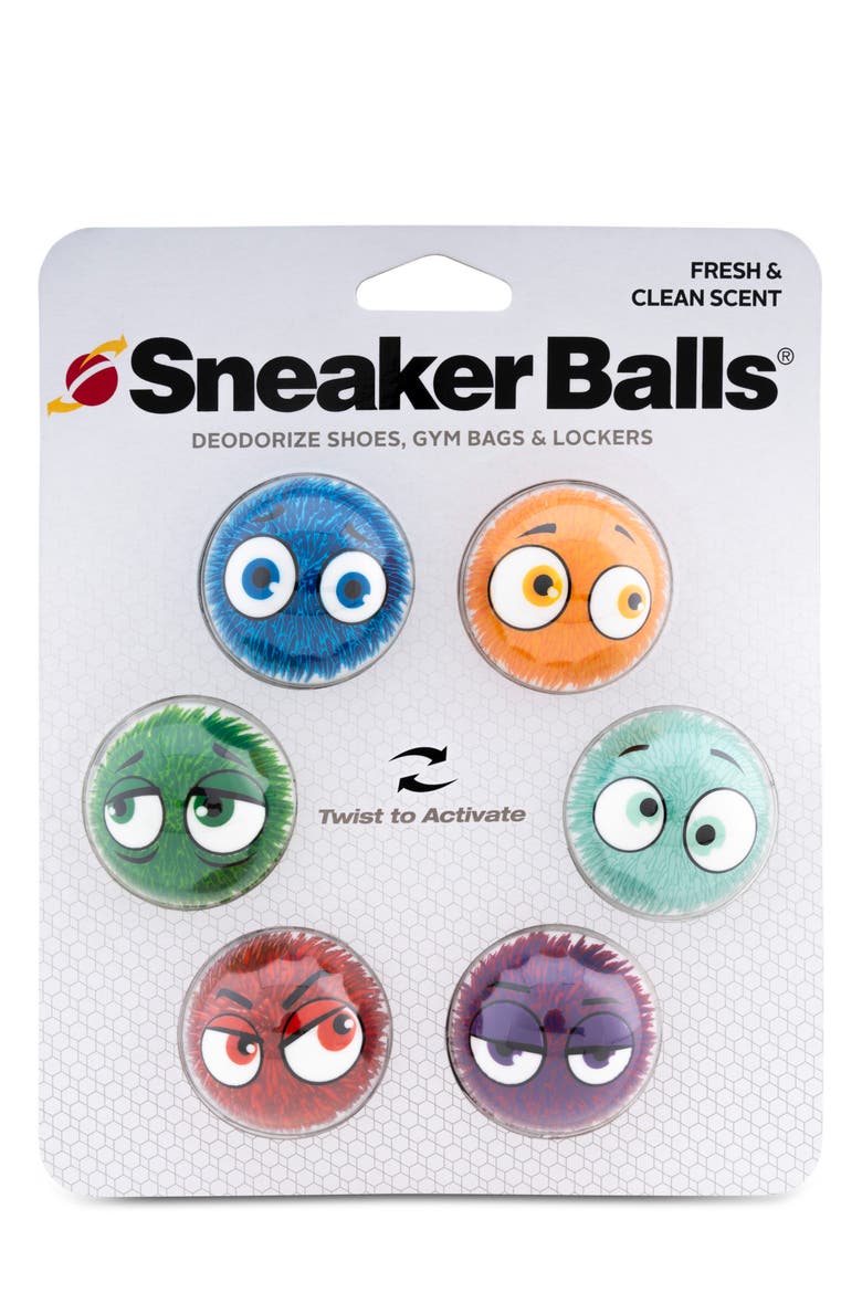 6-Pack Sneaker Balls, Alternate, color, MULTI