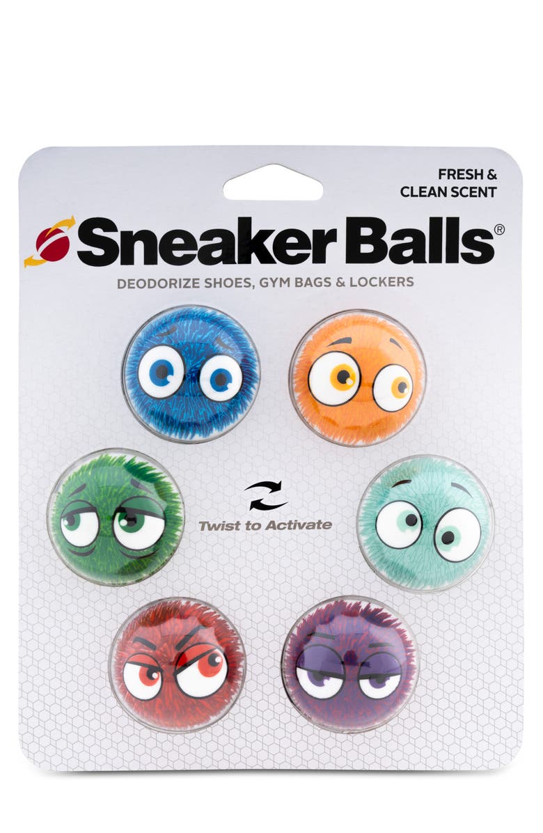 IMPLUS 6-Pack Sneaker Balls, Alternate, color, Multi