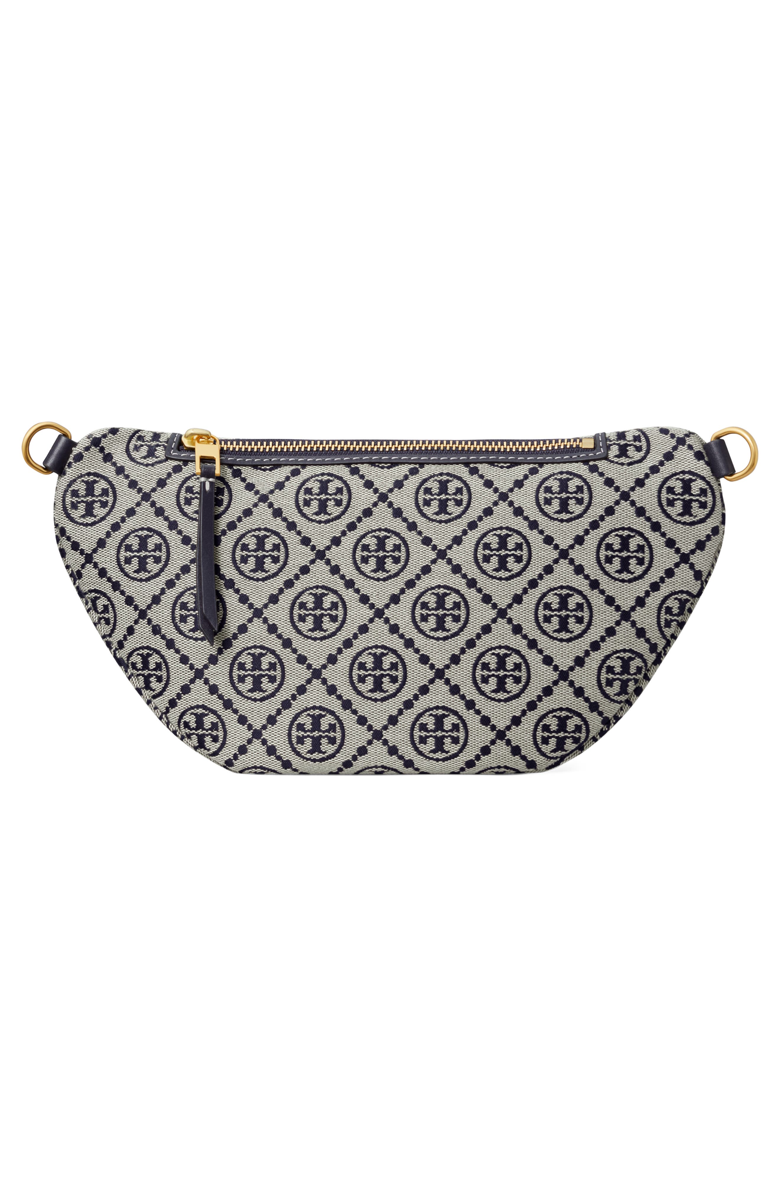 Tory Burch T Monogram Jacquard Belt Bag, Alternate, color, Tory Navy
