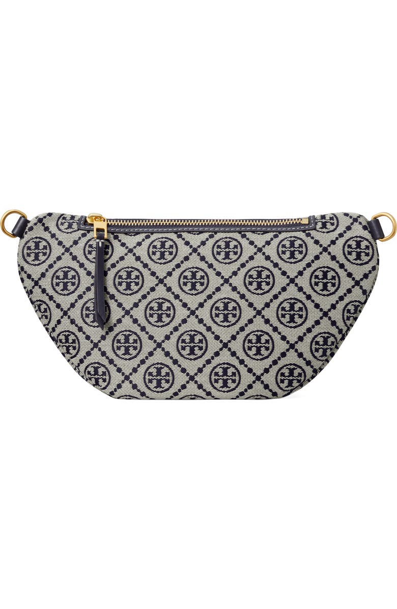 Tory Burch T Monogram Jacquard Belt Bag, Alternate, color, Tory Navy