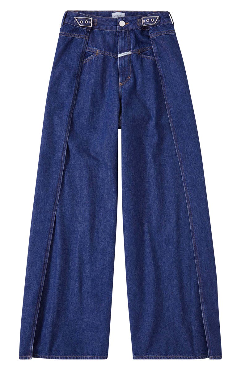 Closed Margo High Waist Baggy Flare Jeans, Alternate, color, 