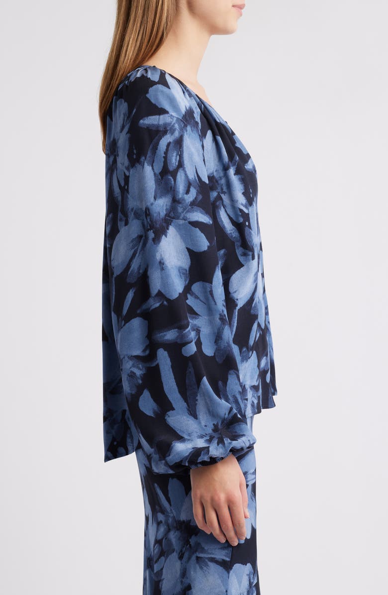 Rails Indi Floral Print Peasant Top, Alternate, color, 