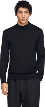 SANDRO Wool sweater with high neck