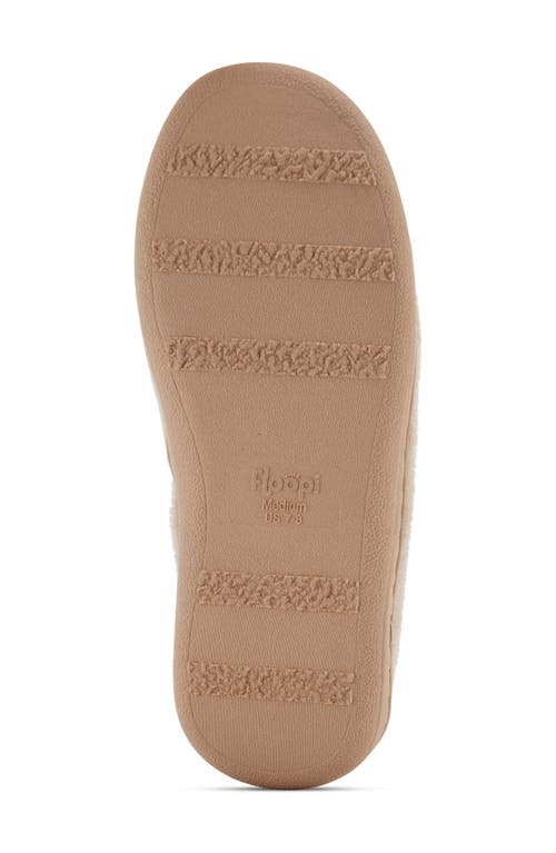 Floopi French Terry Flip Flop In Brown