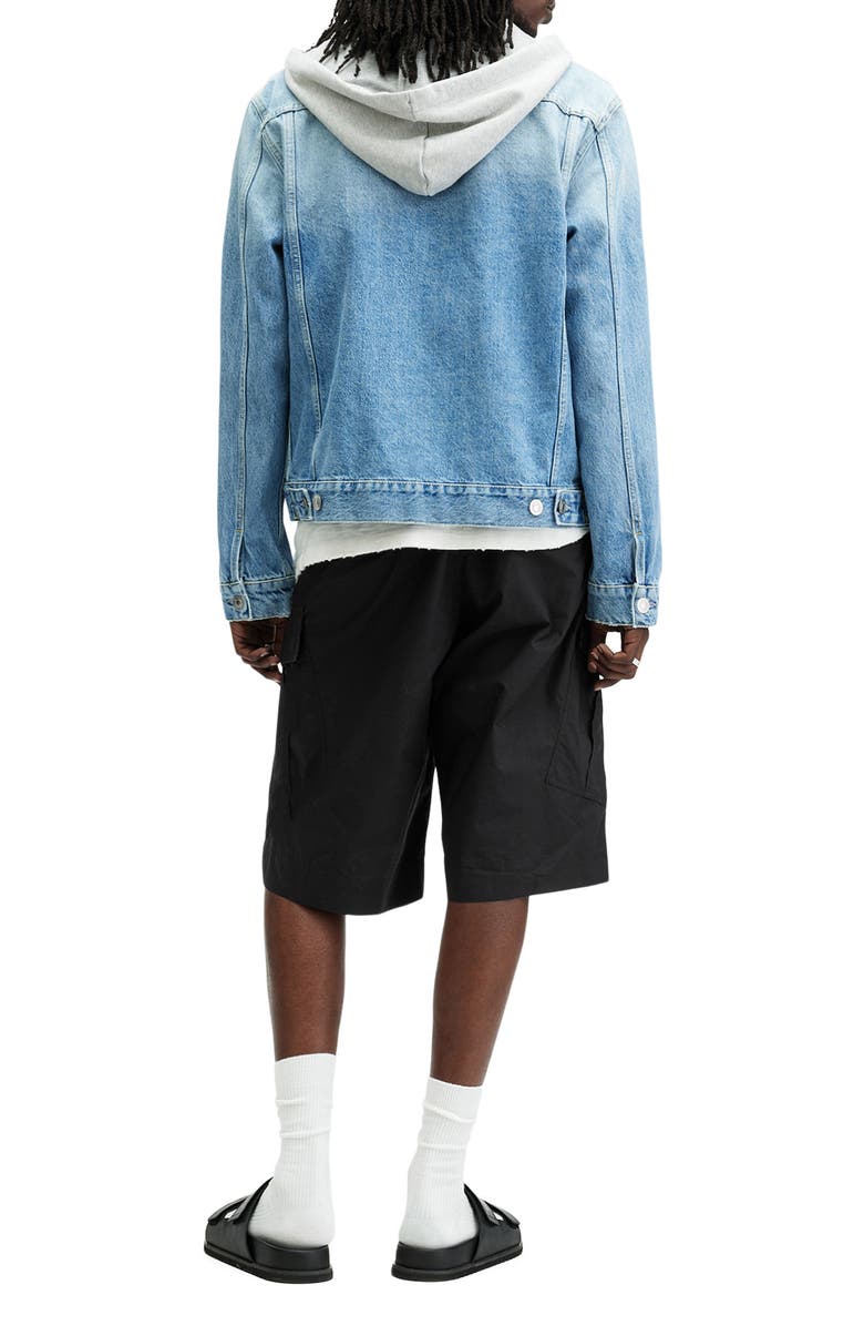 AllSaints Ardy Cargo Shorts, Alternate, color, Black