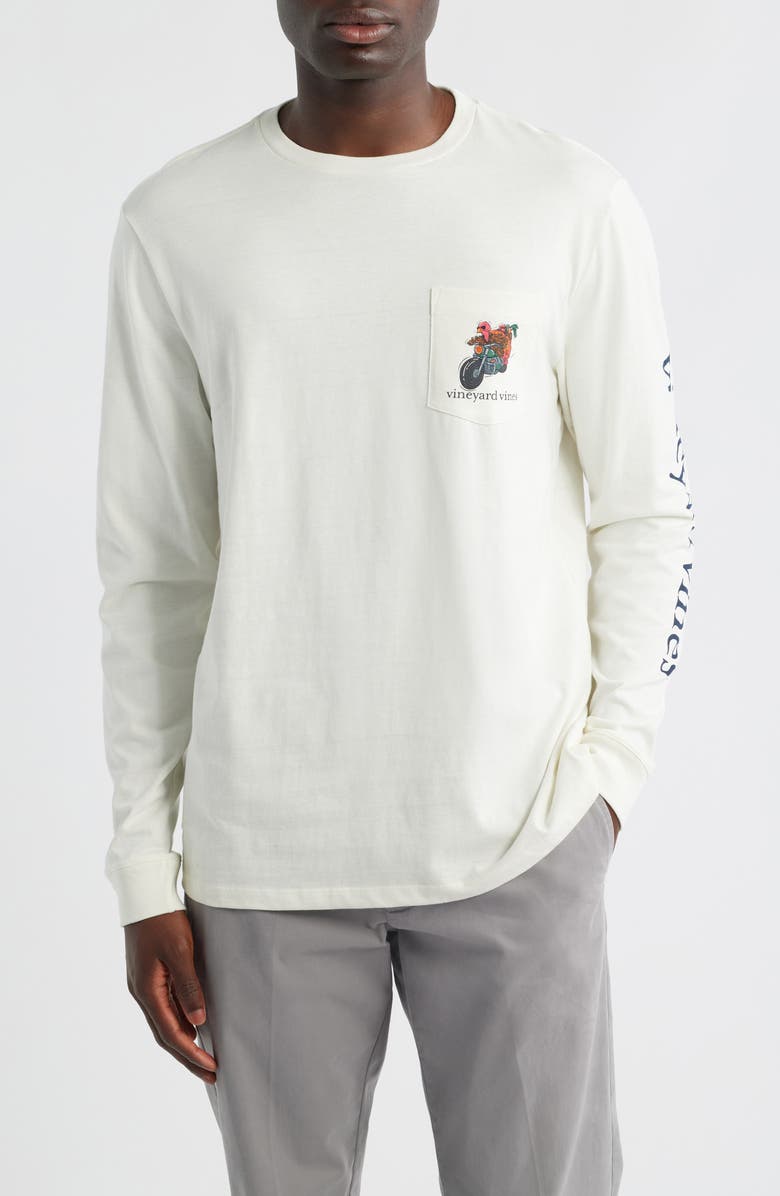 vineyard vines Winging It Cotton Graphic T-Shirt, Main, color, Marshmallow