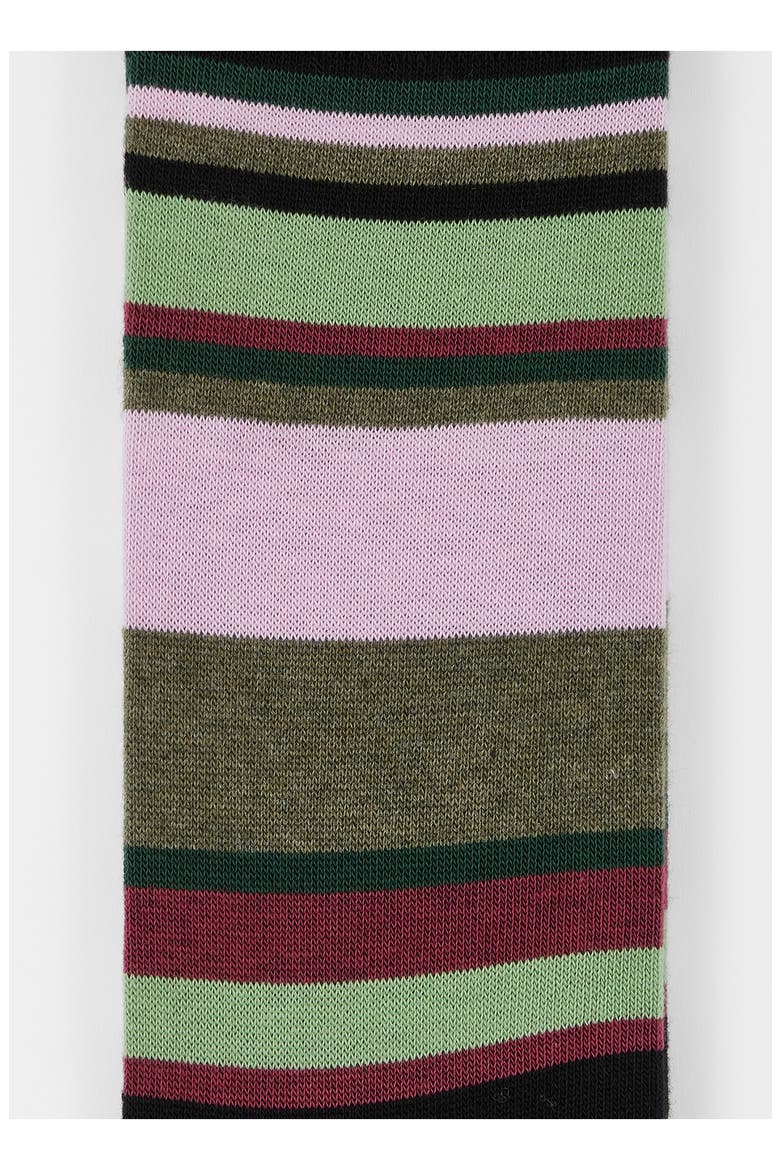 Ozzy Stripes Crew Socks, Alternate, color, 79 BLACK
