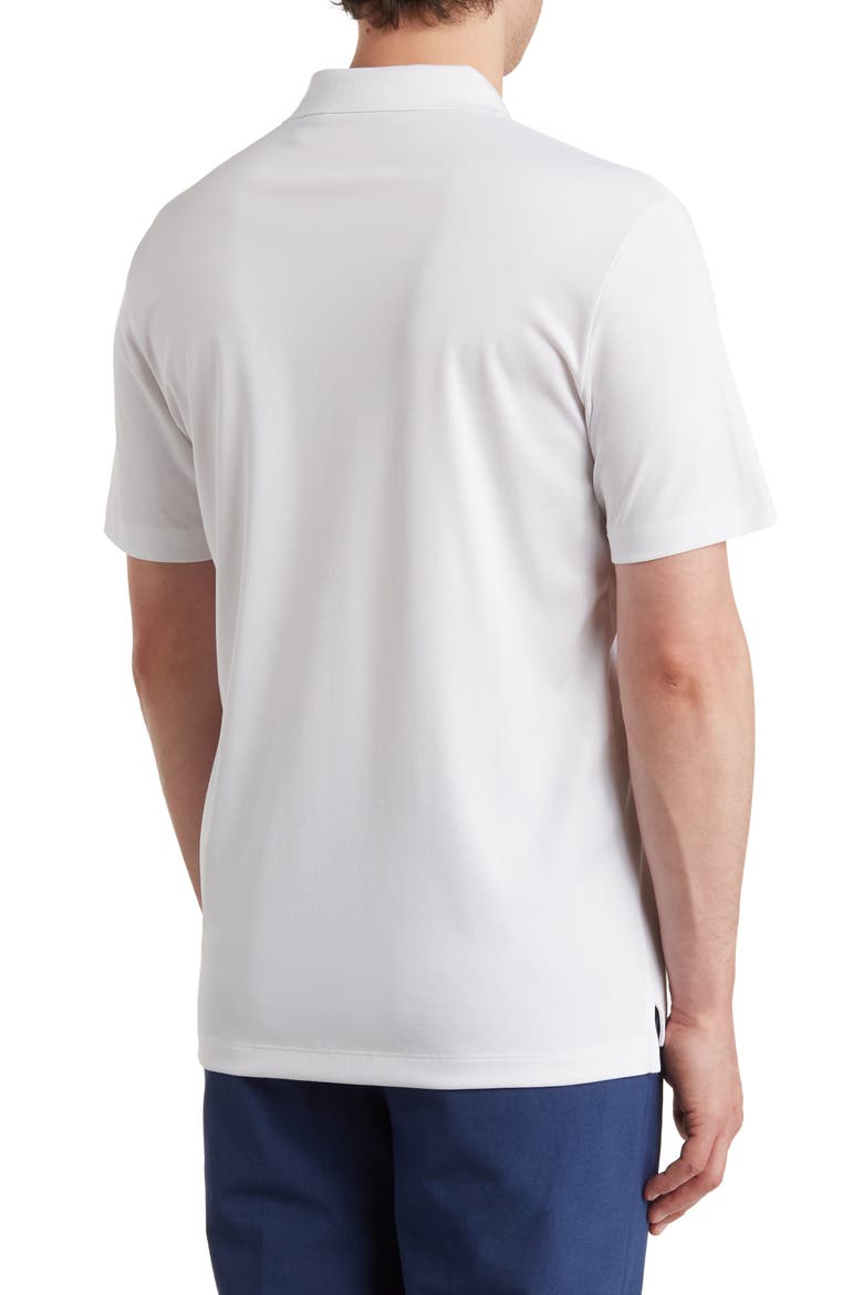 Short Sleeve Polo, Alternate, color, WHITE