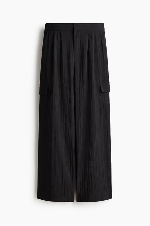 Wide Cargo Trousers