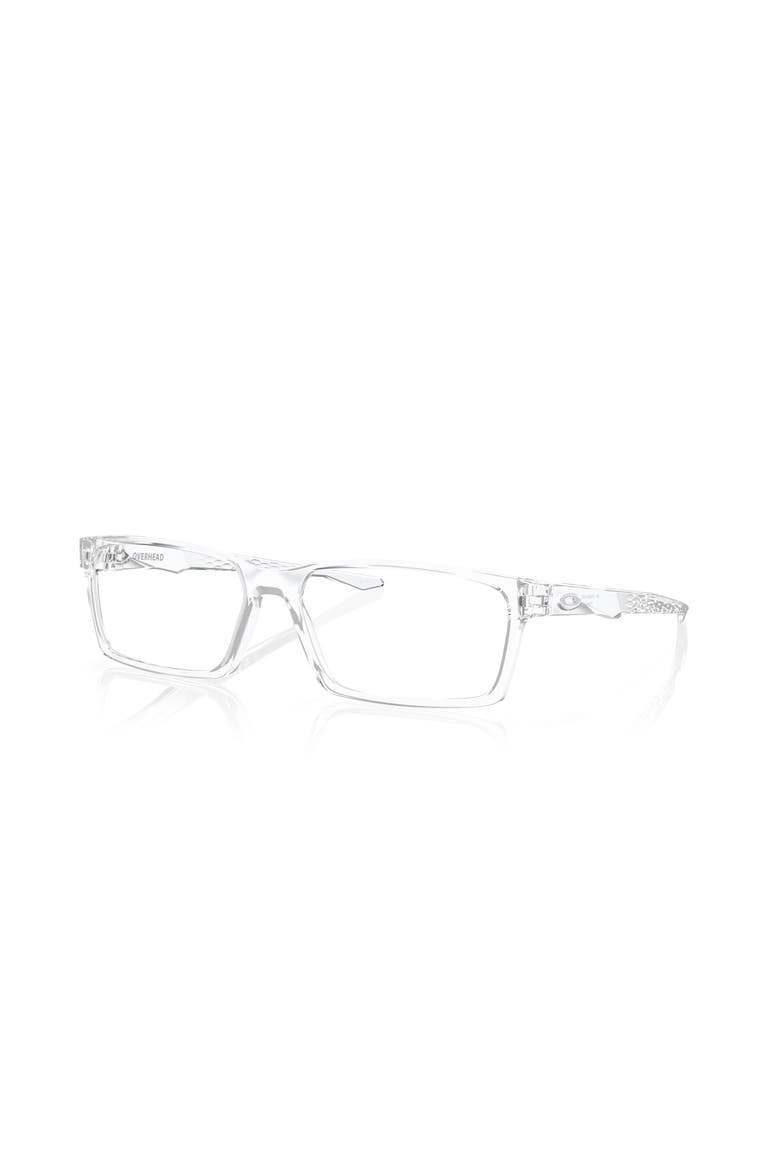 59mm Rectangle optical glasses, Main, color, Transparent