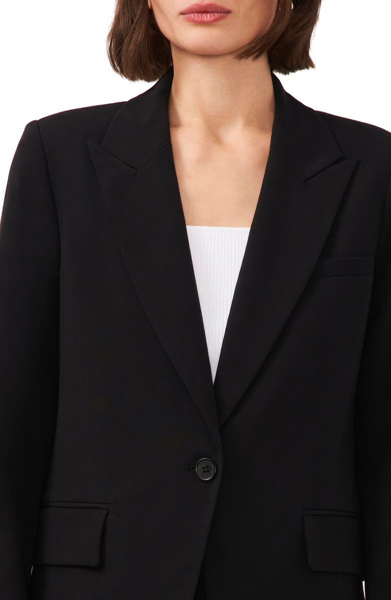 Halogen<sup>®</sup> Single Button Relaxed Blazer, Alternate, color, Rich Black 060
