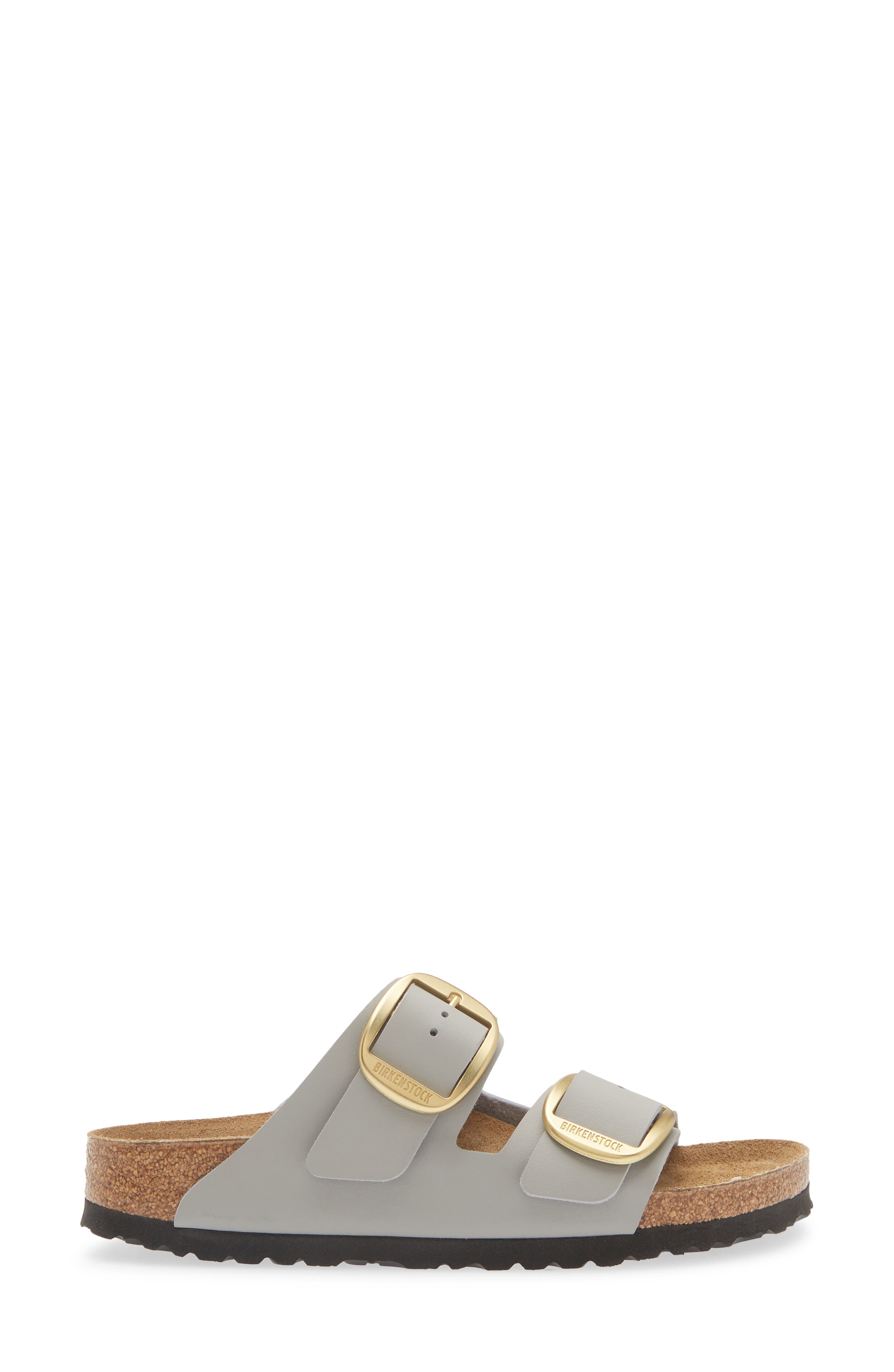 Birkenstock Arizona Big Buckle Slide Sandal, Alternate, color, Stone Coin