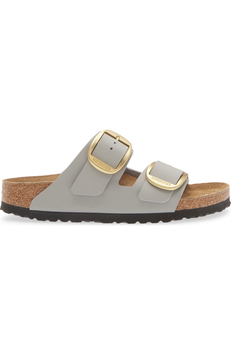 Birkenstock Arizona Big Buckle Slide Sandal, Alternate, color, Stone Coin