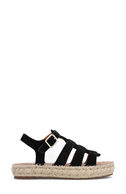 Mia Danette Platform Gladiator Sandal In Black