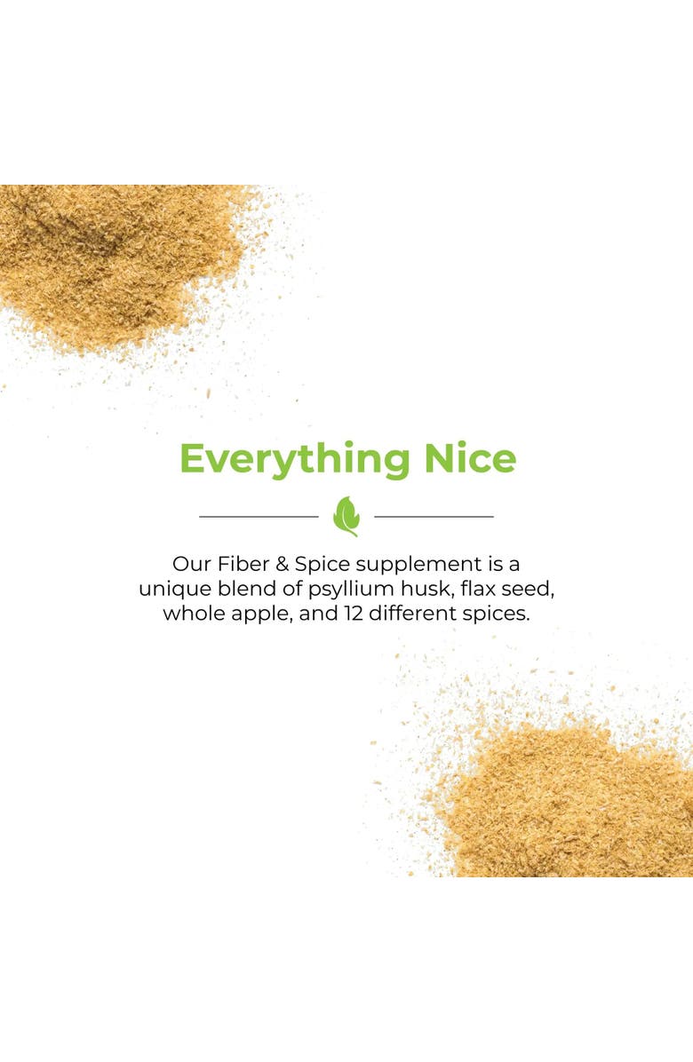 Balance of Nature Fiber and Spice Blend with Psyllium Husk Flaxseed Turmeric and Apple, Alternate, color, NO COLOR