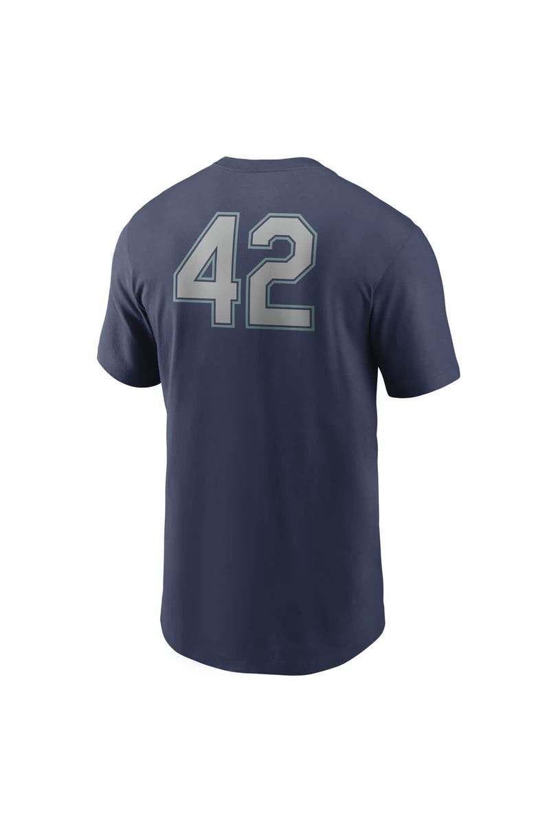 Nike Men's Nike Navy Seattle Mariners Jackie Robinson Day Team 42 T-Shirt, Alternate, color, 